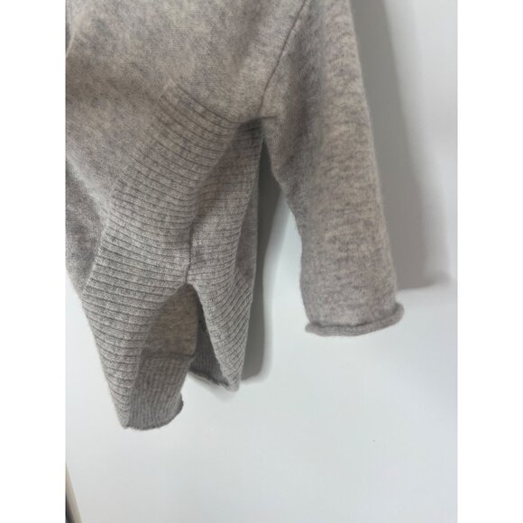 Tyler‎ Boe 100% Cashmere Curved Hem Knit Dolman Sleeve Sweater Light Gray XS - Picture 5 of 9